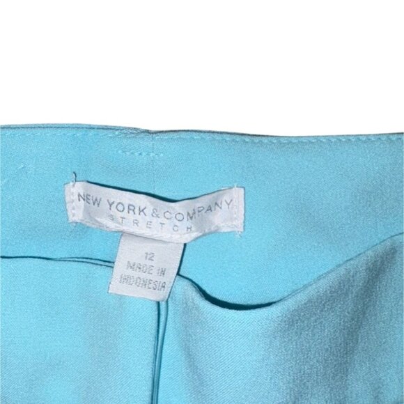New York & Company The Crosby Street Tailored Flare-Teal-Size 12-NWT - Picture 4 of 7